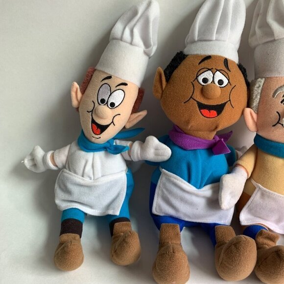 2001 Keebler Elves Plush Animal Fair Dolls Set of 3 - Picture 2 of 6